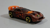 2003 Hot Wheels Flamin' Hot Wheels Callaway C7 Metalflake Copper Die Cast Toy Car Vehicle