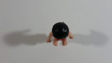 Geobra Playmobil Black Haired Woman Yellow Short Shorts Red Top 3" Tall Toy Figure