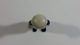 1997 Geobra Playmobil Grey Haired US Military Servicemen Man Blue Bottoms Dark Blue Top 3" Tall Toy Figure