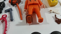 Mixed Lot of Geobra Playmobil Toy Figures and Accessories