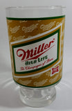 Vintage Miller High Life The Champagne of Beers 6 3/4" Tall Large Glass Beer Cup