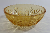 Vintage Yellow Orange 4 3/8" Depression Glass Nut Candy Dish