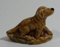 Vintage Wade England Red Rose Tea Labrador Retriever Puppy Dog Miniature Figurine