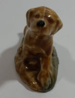 Vintage Wade England Red Rose Tea Labrador Retriever Puppy Dog Miniature Figurine