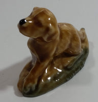 Vintage Wade England Red Rose Tea Labrador Retriever Puppy Dog Miniature Figurine