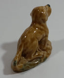 Vintage Wade England Red Rose Tea Labrador Retriever Puppy Dog Miniature Figurine