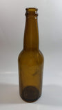 Antique Silver Spring Brewery Victoria B.C. Embossed Brown Glass Beer Bottle