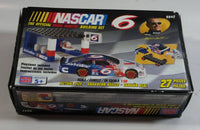 1999 Mega Bloks 9942 NASCAR The Official Mark Martin Building Set Valvoline #6 Race Car and Garage Set 27 pcs New in Box Sealed