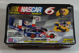 1999 Mega Bloks 9942 NASCAR The Official Mark Martin Building Set Valvoline #6 Race Car and Garage Set 27 pcs New in Box Sealed