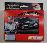 2001 NASCAR Limited Edition #3 Dale Earnhardt GM Goodwrench Playing Cards in Numbered Collector Tin - 2 Packs New In Package