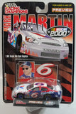 2000 Racing Champions NASCAR Preview #6 Mark Martin Valvoline Ford Taurus White Die Cast Toy Race Car Vehicle with Trading Card - New in Package Sealed