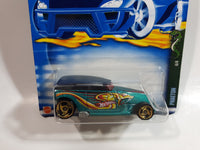 2002 Hot Wheels Cold Blooded Phaeton Metalflake Teal Die Cast Toy Car Vehicle New in Package