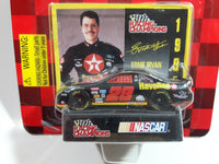 1997 Edition Racing Champions NASCAR #28 Ernie Irvan Havoline Texaco Ford Taurus Black Die Cast Toy Race Car Vehicle with Collector Card and Display Stand - New in Package Sealed