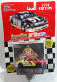 1994 Edition Racing Champions NASCAR Stock Car #5 Terry Labonte Kellogg's Chevrolet Monte Carlo White Red Green Yellow Die Cast Toy Race Car Vehicle with Collector Card and Display Stand - New in Package Sealed