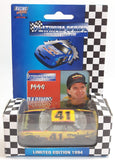 1994 Limited Edition Action Racing Platinum Series NASCAR #41 Joe Nemechek Meineke Chevy Lumina Yellow and Black Die Cast Race Stock Car Vehicle - New in Box