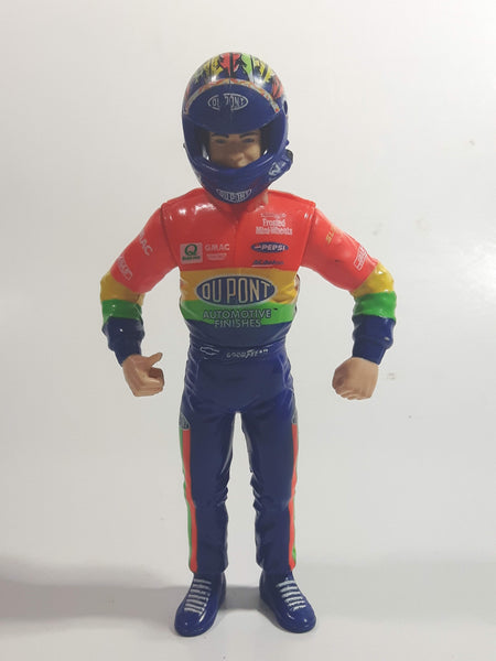 1997 ToyBiz NASCAR Jeff Gordon DuPont Toy Action Figure with Racing Helmet Accessory