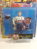 1998 ToyBiz Special Edition NASCAR Superstars Of Racing #6 Mark Martin Valvoline Cummins 5" Tall Toy Race Car Driver Figure with Helmet and Collector Card New in Package