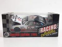 1995 Action Racing Collectibles Club of America Limited Edition 1 of 10,080 NASCAR Winston Cup Collectables #17 Darrell Waltrip 1995 Monte Carlo Western Auto Silver, White, and Blue Die Cast Race Car Vehicle - New in Box