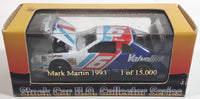 1993 Action Racing Limited Edition 1 of 15,000 NASCAR Stock Car H.O Collector Series #6 Mark Martin Ford Thunderbird Valvoline Red, White, and Blue Die Cast Race Car Vehicle - New in Box