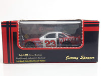 Team Caliber Team Winston Limited Edition 1 of 10,080 NASCAR #23 Jimmy Spencer 1999 Ford Taurus No Bull Food City Red and White Die Cast Race Car Vehicle - New in Box