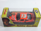 2000 Action Racing Limited Edition 1 of 1500 NASCAR #13 Robby Gordon 2000 Ford Taurus Hood Open Menards / The Wolf Man Fluorescent Orange Die Cast Race Car Vehicle - New in Box