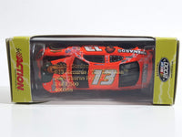 2000 Action Racing Limited Edition 1 of 1500 NASCAR #13 Robby Gordon 2000 Ford Taurus Hood Open Menards / The Wolf Man Fluorescent Orange Die Cast Race Car Vehicle - New in Box