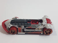 2016 Hot Wheels Super Chromes X-Steam Chrome and Red Die Cast Toy Car Vehicle