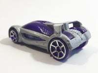 2005 Hot Wheels AcceleRacers Iridium Silver Die Cast Toy Car Vehicle - McDonalds Happy Meal