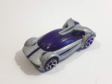 2005 Hot Wheels AcceleRacers Iridium Silver Die Cast Toy Car Vehicle - McDonalds Happy Meal