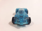 2011 Hot Wheels El Super Fasto Clear Blue Die Cast Toy Car Vehicle