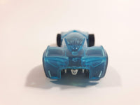 2011 Hot Wheels El Super Fasto Clear Blue Die Cast Toy Car Vehicle