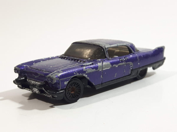 2003 Hot Wheels Pride Rides '57 Cadillac Eldorado Brougham Metalflake Purple Die Cast Classic Toy Car Vehicle