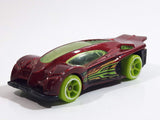 2015 Hot Wheels Nitrobot Attack Side Draft Dark Red Die Cast Toy Car Vehicle