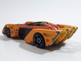 2001 Hot Wheels First Editions Shredster Orange and Dark Yellow Die Cast Toy Car Vehicle