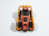 2001 Hot Wheels First Editions Shredster Orange and Dark Yellow Die Cast Toy Car Vehicle