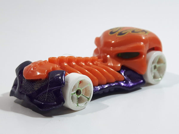 2018 Hot Wheels Holiday Racers Skull Crusher Orange and Purple Die Cast Toy Car Vehicle