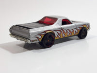 2009 Hot Wheels Heat Fleet 68 El Camino Metalflake Silver Die Cast Toy Muscle Car Vehicle