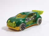 2017 Hot Wheels HW Glow Wheels Fast 4WD Metalflake Green Die Cast Toy Car Vehicle