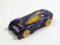 2012 Hot Wheels Truckin’ Transporters – Speed Team Monoposto Metalflake Dark Purple Die Cast Toy Car Vehicle