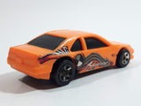 1998 Hot Wheels G-Force Stunt Riders T-Bird Stocker Orange Plastic Body Die Cast Toy Car Vehicle