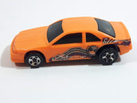 1998 Hot Wheels G-Force Stunt Riders T-Bird Stocker Orange Plastic Body Die Cast Toy Car Vehicle