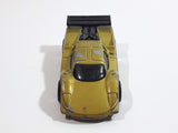 1998 Hot Wheels GT Racer Metallic Gold Die Cast Toy Car Vehicle