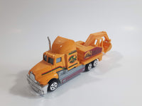 Unknown Brand ABC Heavy Truck Construction Yellow Die Cast Plastic and Metal Toy Car Vehicle Set