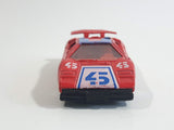 Rare Vintage Yatming Style Lamborghini Countach #45 Red Die Cast Toy Exotic Car Vehicle with Opening Rear Hood Made in Hong Kong