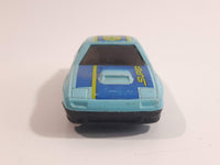 Yatming No. 807 Mazda RX-7 Turbo Super 8 Light Blue Die Cast Toy Car Vehicle