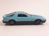 Yatming No. 807 Mazda RX-7 Turbo Super 8 Light Blue Die Cast Toy Car Vehicle