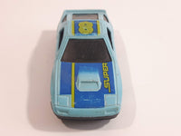 Yatming No. 807 Mazda RX-7 Turbo Super 8 Light Blue Die Cast Toy Car Vehicle