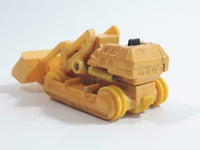 Yatming No. 1365 Bulldozer Front End Loader Yellow Die Cast Toy Car Construction Equipment Vehicle