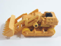 Yatming No. 1365 Bulldozer Front End Loader Yellow Die Cast Toy Car Construction Equipment Vehicle