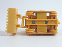 Yatming No. 1365 Bulldozer Front End Loader Yellow Die Cast Toy Car Construction Equipment Vehicle